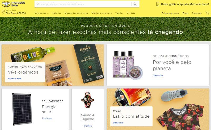 Foto de Mercado Livre lança categoria para produtos sustentáveis